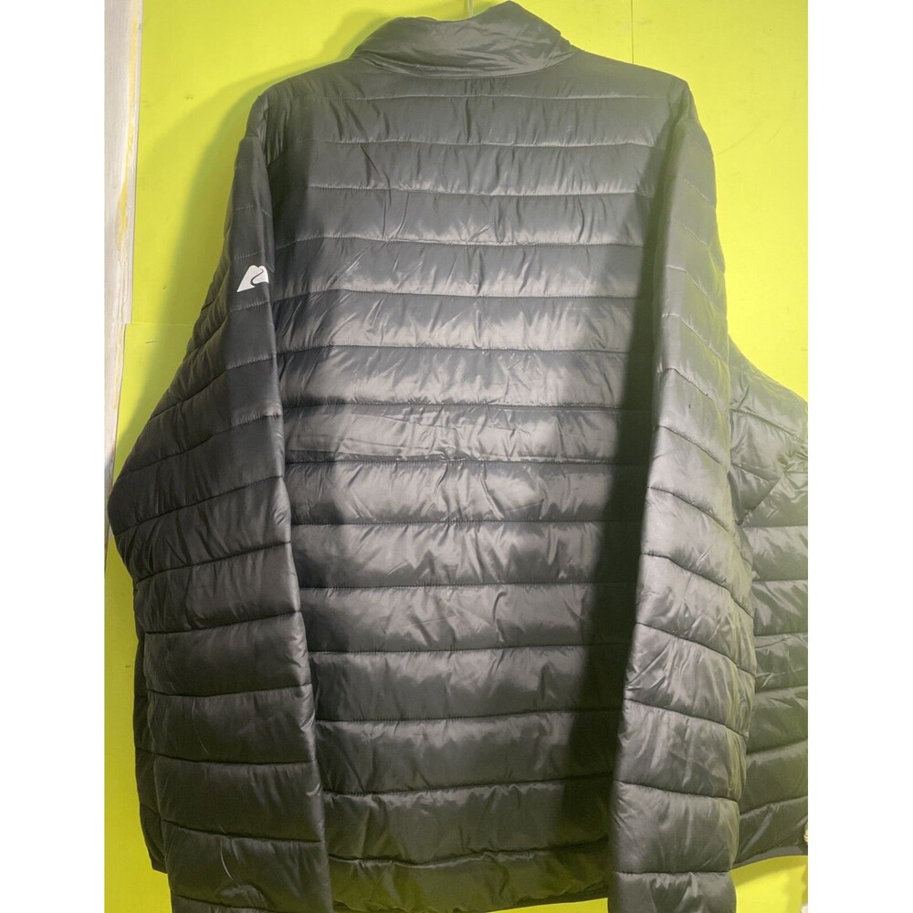 Men's Ozark Trail BLACK Puffer Jacket Size 2XL 50-52 Lightweight packable - Picture 3 of 4